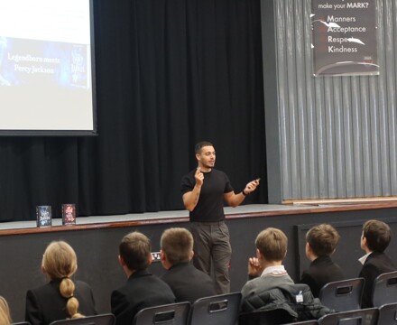 Author visit Andy Darcey Theo Oct 25 (1)