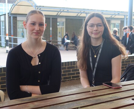 Sixth Form student mentors May 25